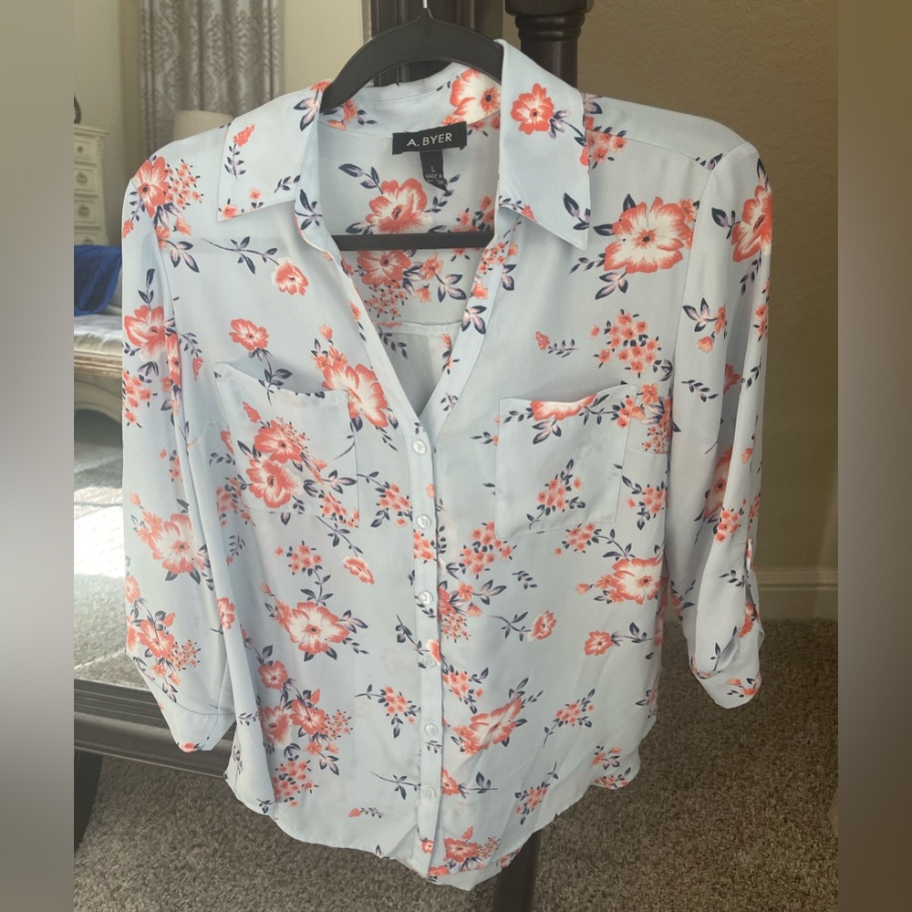 Light blue color top